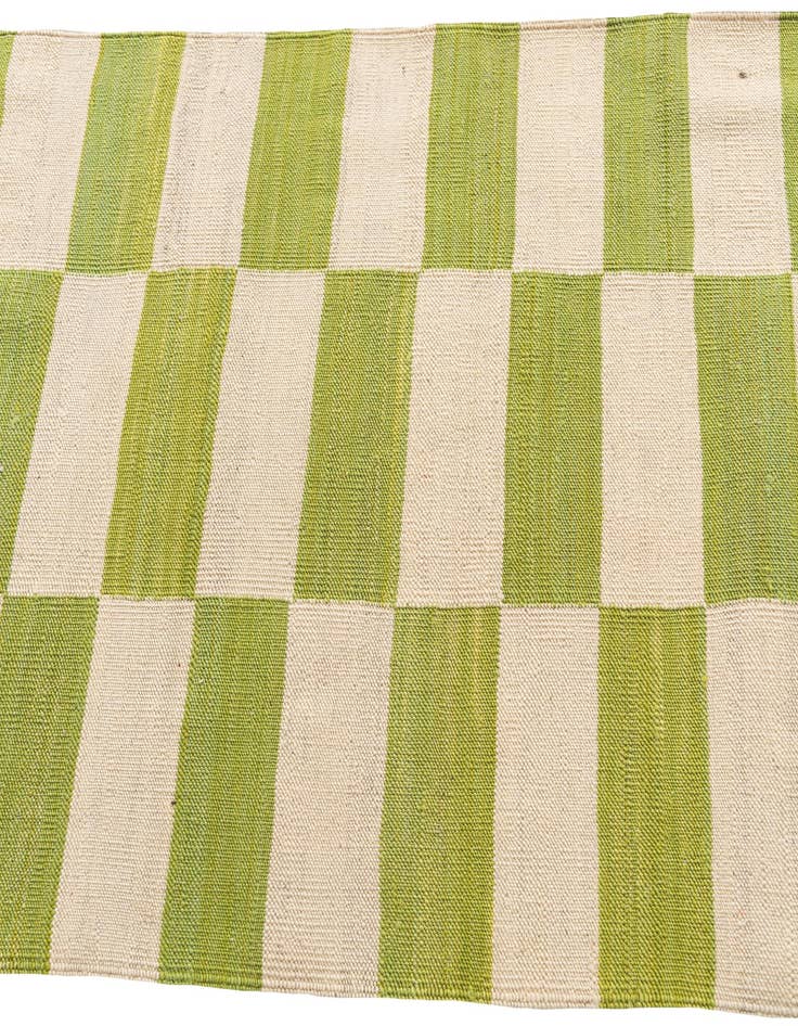 Detail image of  2' 7 x 9' 10  Hand Woven Kilim Modern Wool Runner Rug