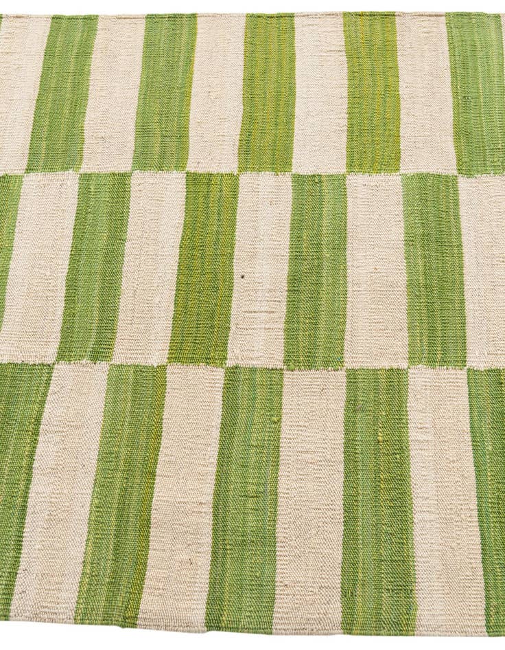 Detail image of  2' 9 x 9' 9  Hand Woven Kilim Modern Wool Runner Rug