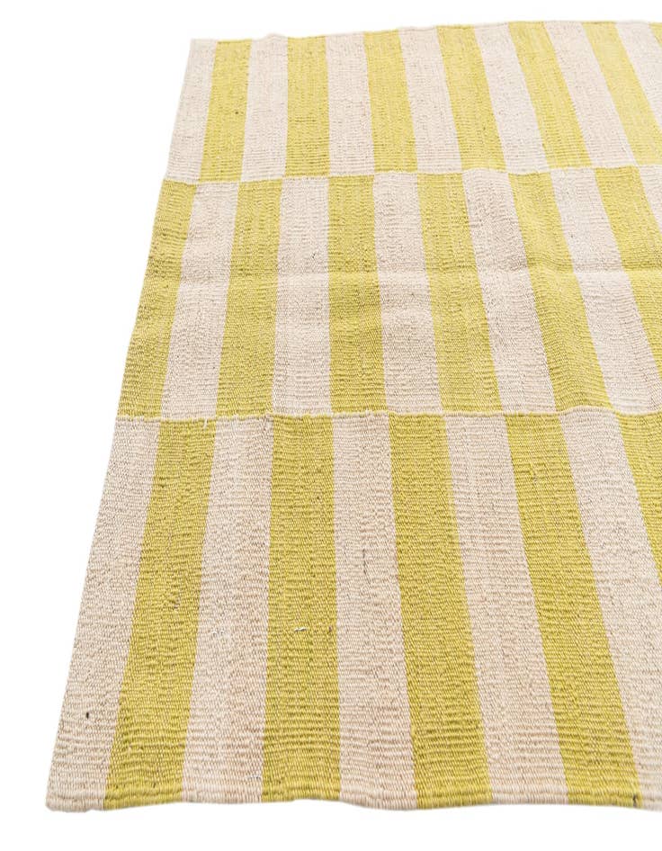 Detail image of  2' 6 x 9' 10  Hand Woven Kilim Modern Wool Runner Rug