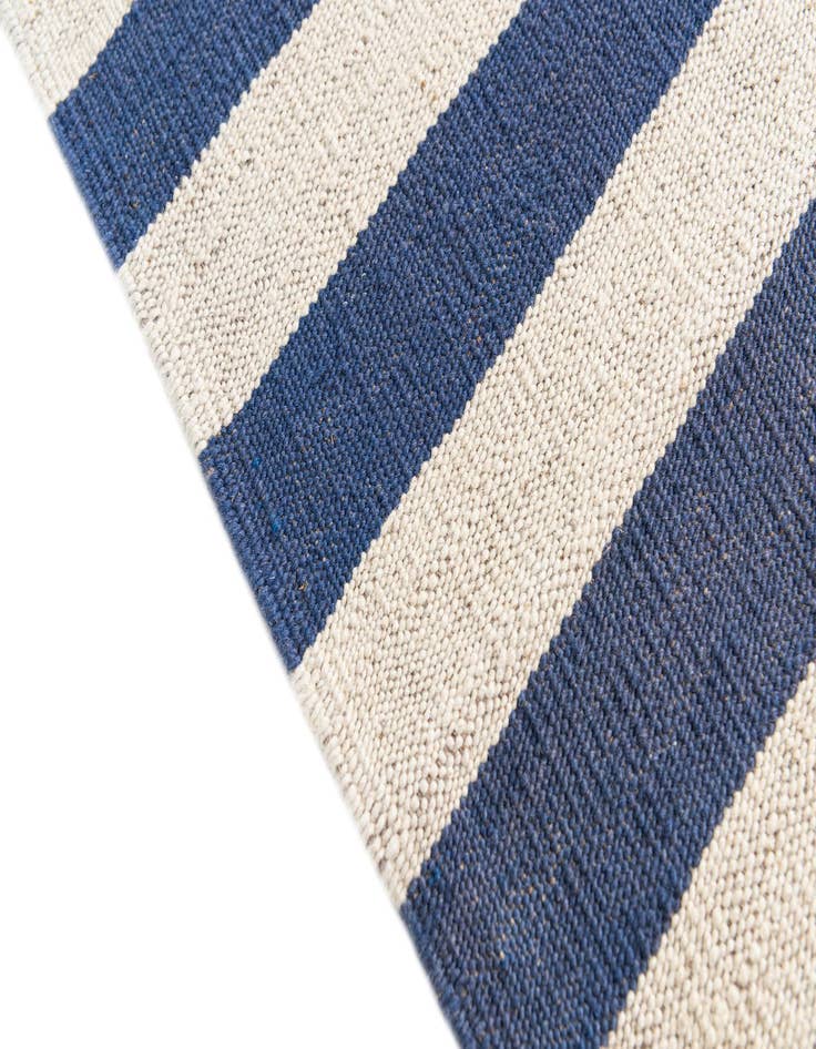 Detail image of  2' 8 x 9' 8  Hand Woven Kilim Modern Wool Runner Rug