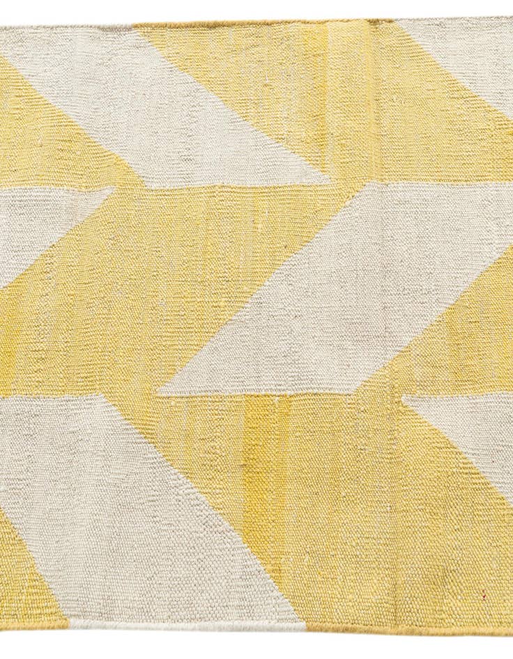Detail image of  2' 4 x 12' 8  Hand Woven Kilim Modern Wool Runner Rug