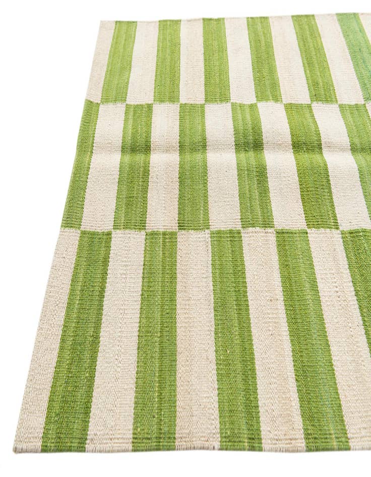 Detail image of  2' 6 x 9' 9  Hand Woven Kilim Modern Wool Runner Rug