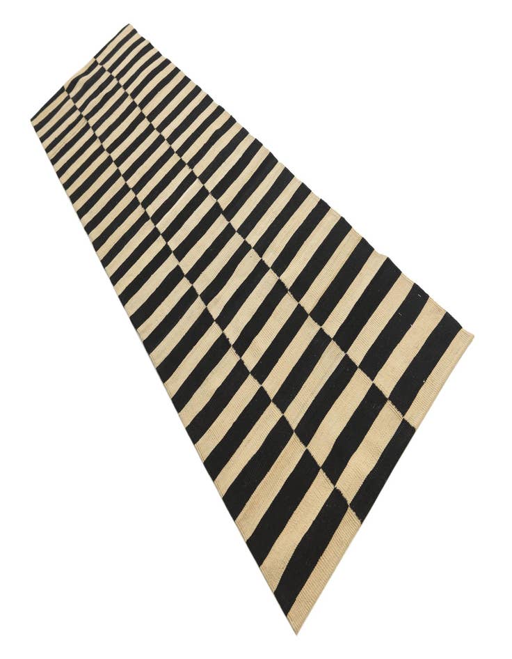 Detail image of  2' 8 x 9' 6  Hand Woven Kilim Modern Wool Runner Rug