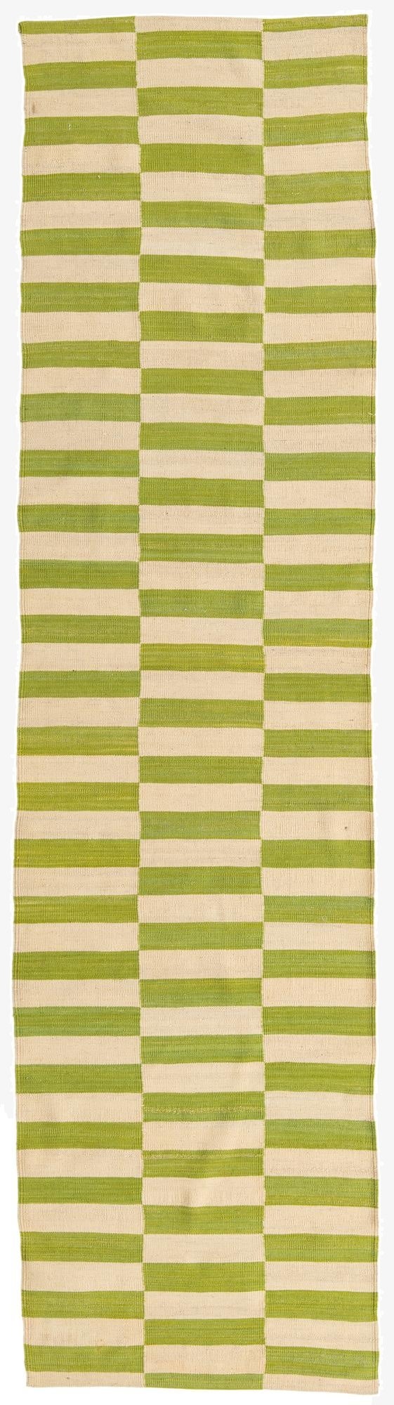  2' 7 x 9' 10  Hand Woven Kilim Modern Wool Runner Rug