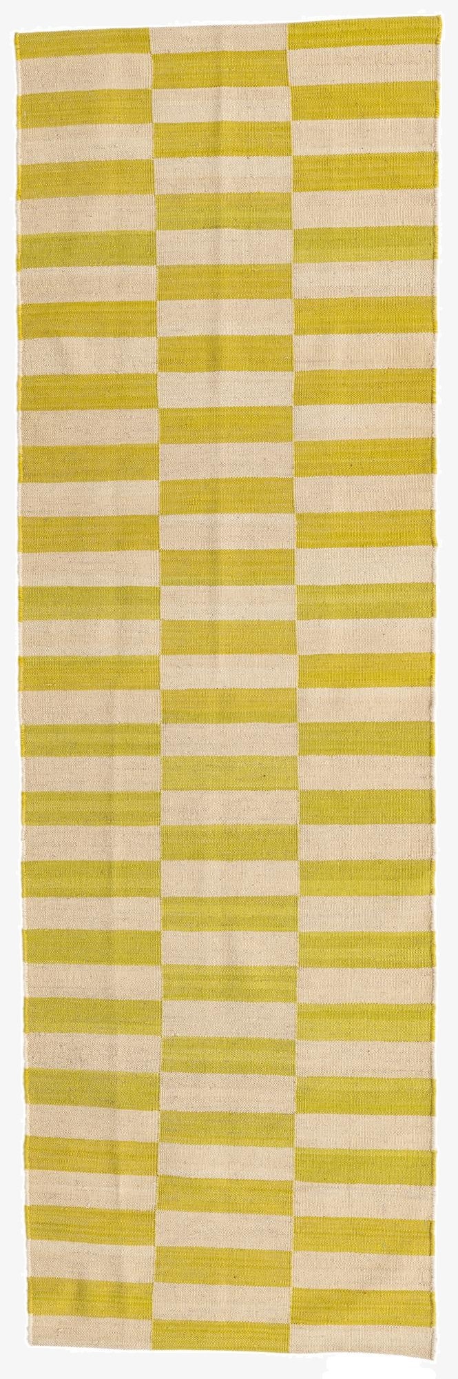  2' 6 x 7' 9  Hand Woven Kilim Modern Wool Runner Rug