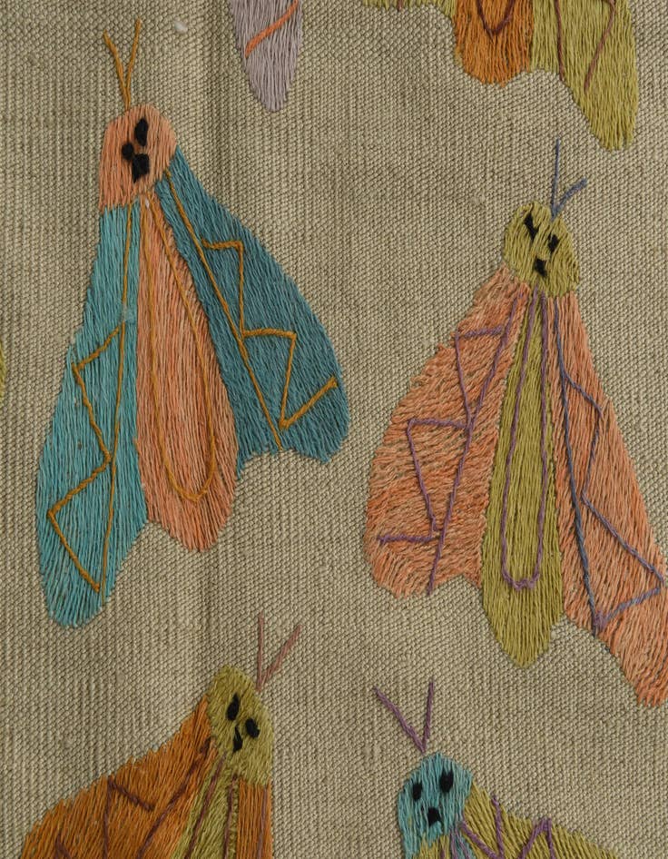 Detail image of  2' 5 x 9' 5  Hand Woven Kilim Suzani Wool Runner Rug