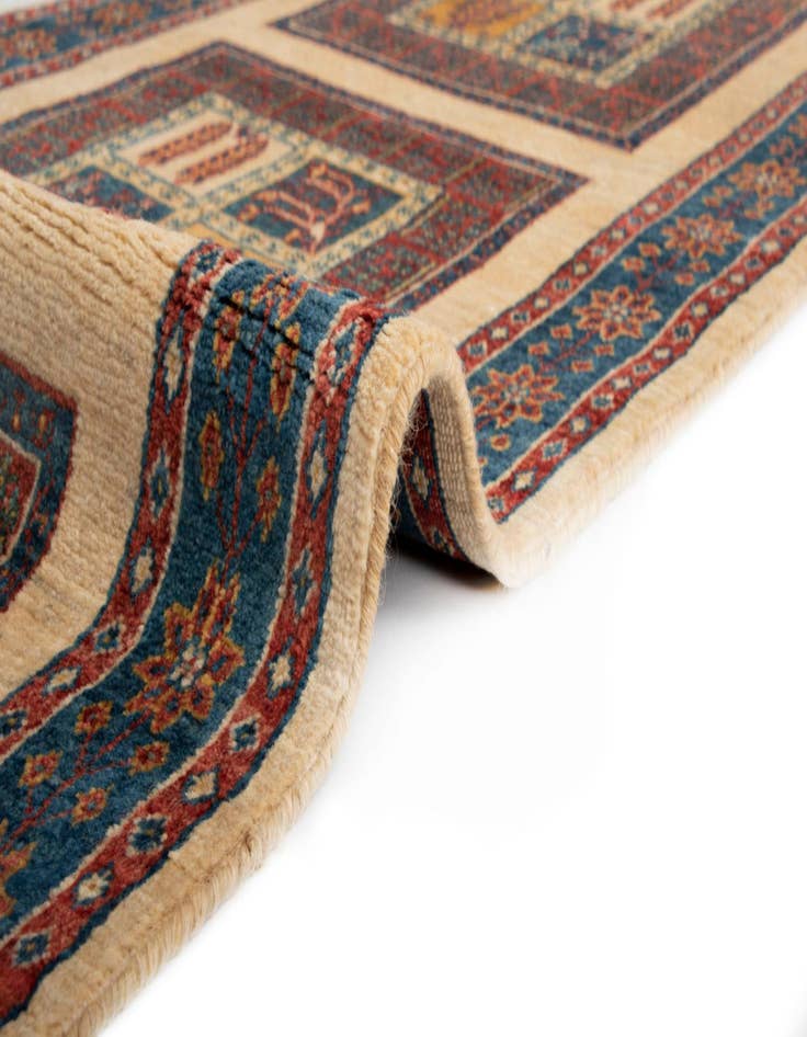 Detail image of  2' 7 x 6' 8 Luribaft Wool Runner Rug