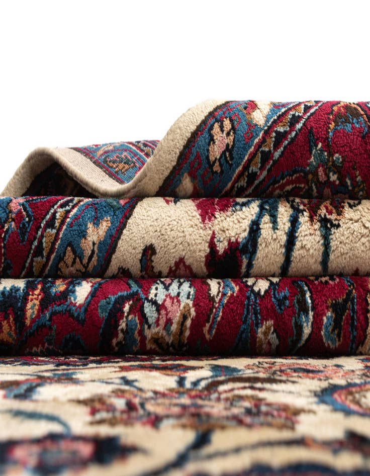 Detail image of  4' 1 x 9' 7 Mashad Wool Runner Rug