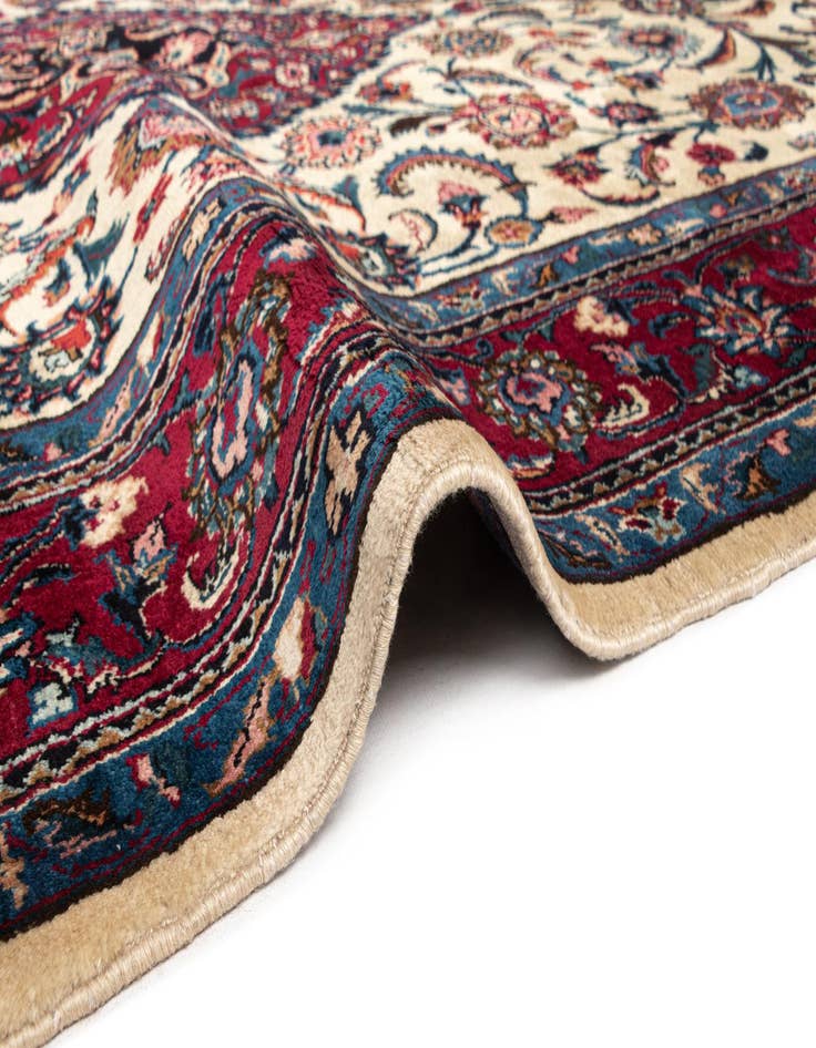 Detail image of  4' 1 x 9' 7 Mashad Wool Runner Rug