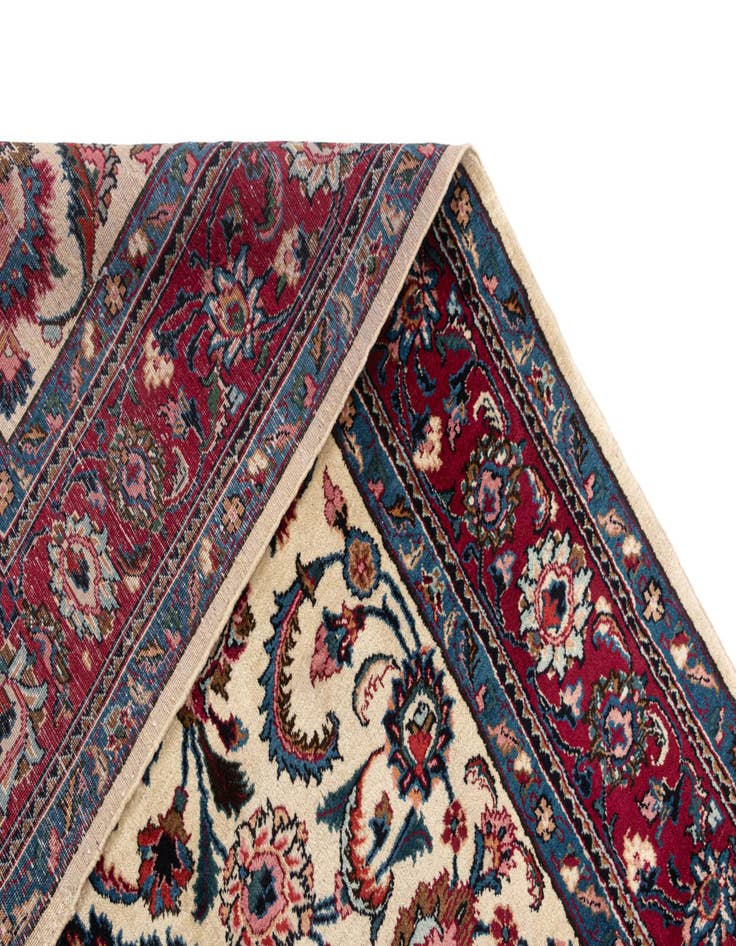 Detail image of  4' 1 x 9' 7 Mashad Wool Runner Rug