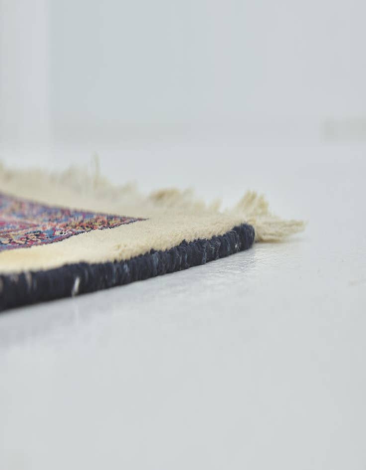 Detail image of  5' 10 x 13' 8  Hand Knotted Mashad Persian Runner Rug