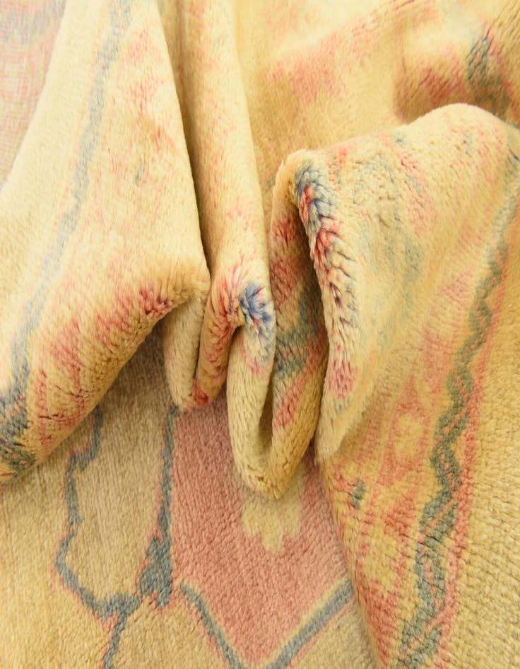 Detail image of  6' 8 x 12' 8  Hand Knotted Meshkabad Persian Wool Runner Rug