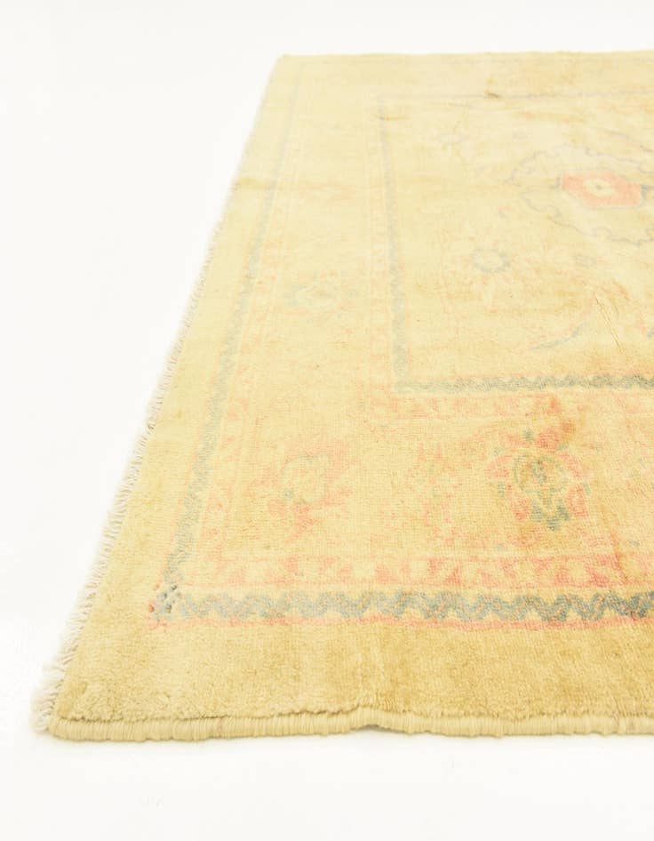 Detail image of  6' 8 x 12' 8  Hand Knotted Meshkabad Persian Wool Runner Rug