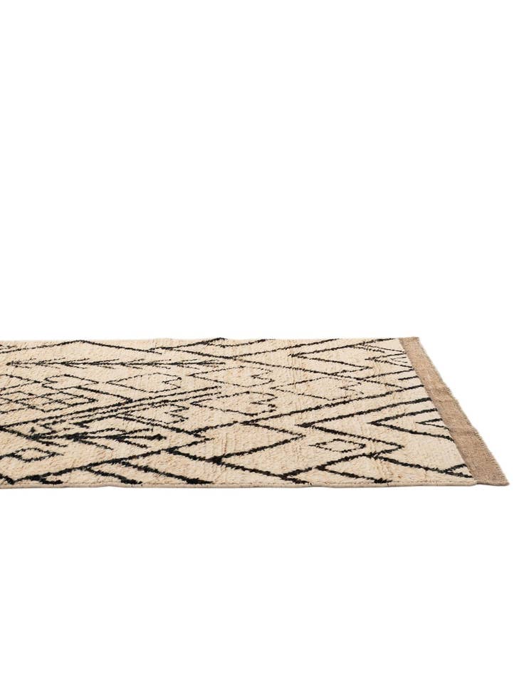 Detail image of  3' 4 x 12' 6  Hand Knotted Moroccan Wool Runner Rug