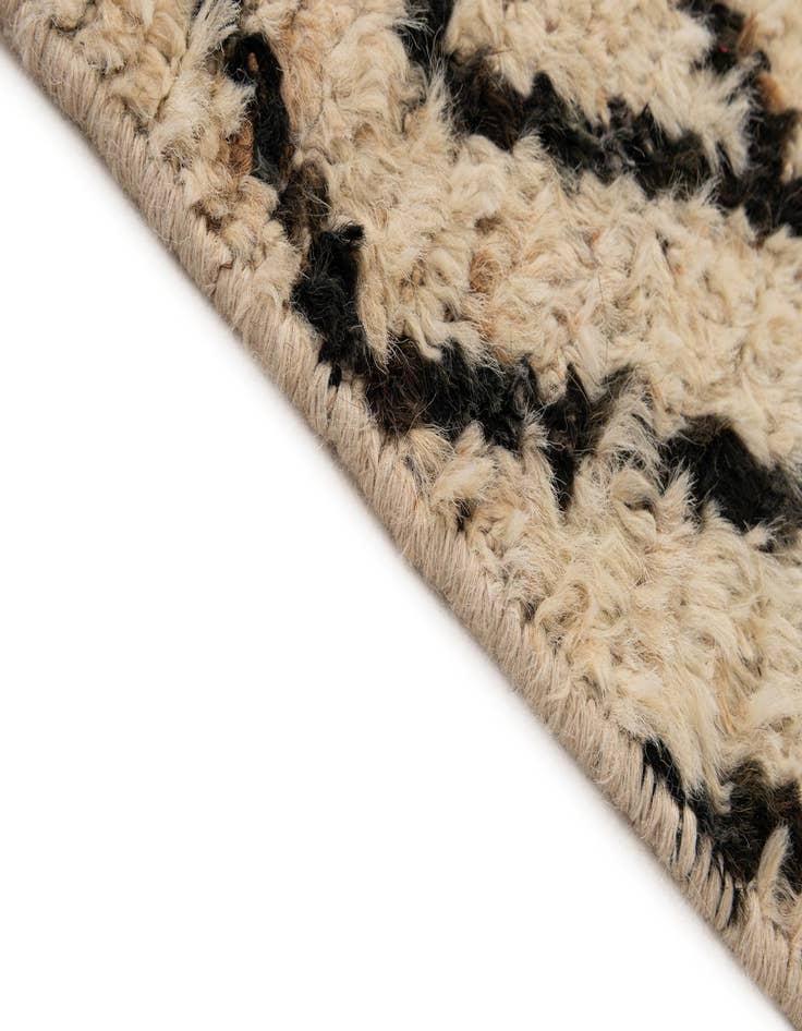 Detail image of  3' 4 x 16' 4  Hand Knotted Moroccan Wool Runner Rug