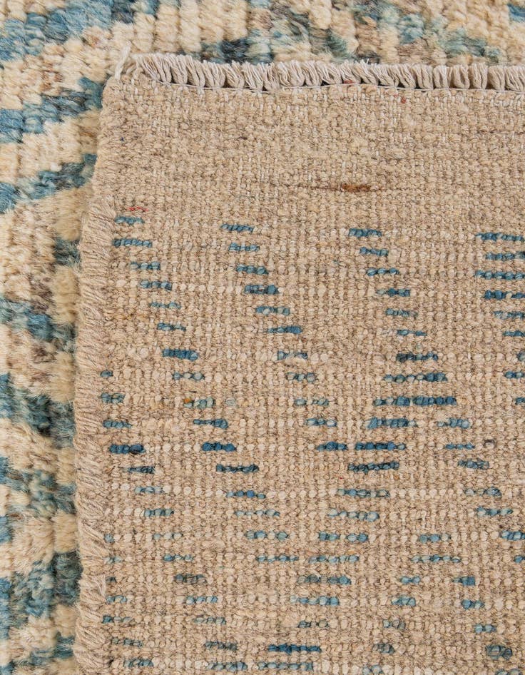 Detail image of  2' 10 x 10' 4  Hand Knotted Moroccan Wool Runner Rug