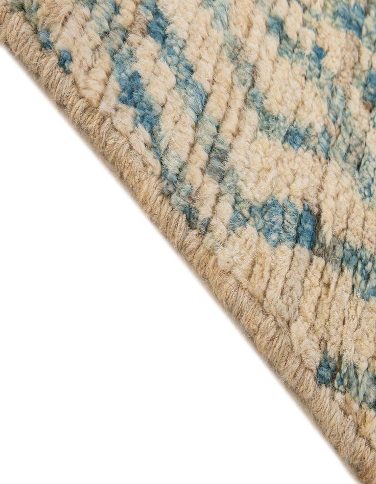 Detail image of  2' 10 x 10' 4  Hand Knotted Moroccan Wool Runner Rug