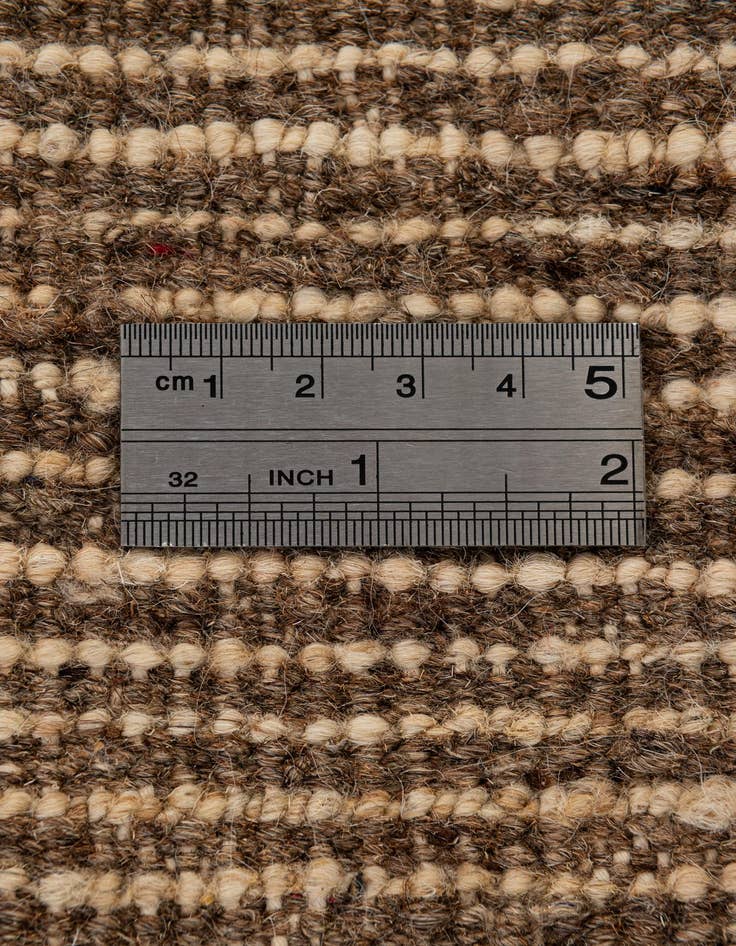 Detail image of  3' 2 x 15' 3  Hand Knotted Moroccan Wool Runner Rug