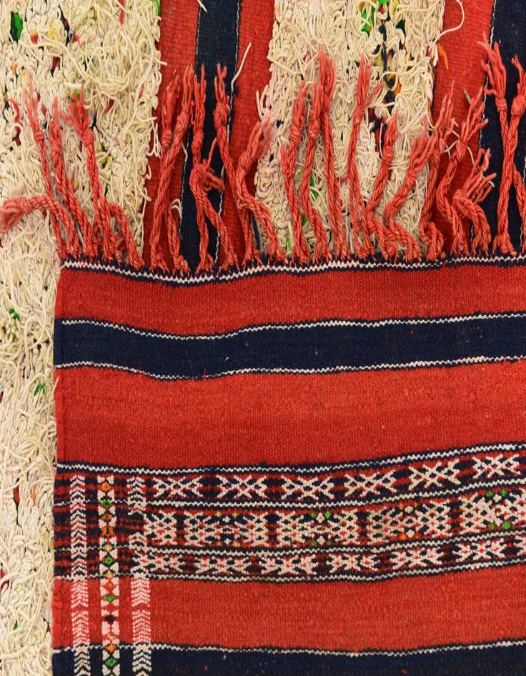 Detail image of  5' x 10' 3  Hand Knotted Moroccan Wool Runner Rug