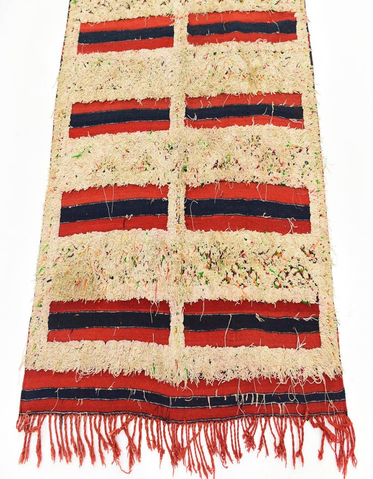 Detail image of  5' x 10' 3  Hand Knotted Moroccan Wool Runner Rug