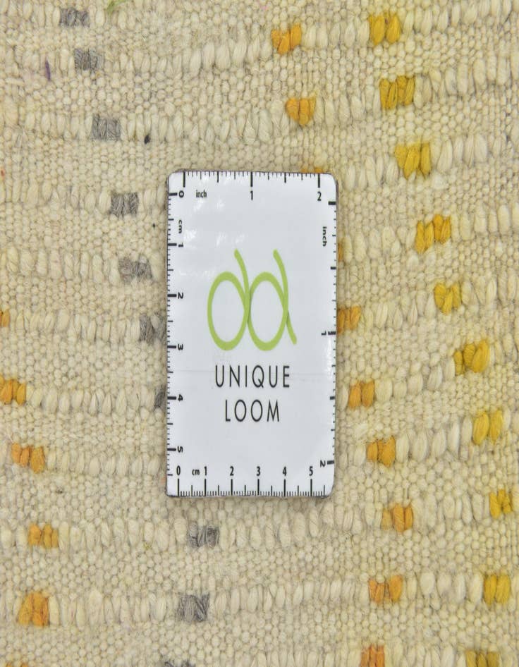 Detail image of  4' x 8'  Hand Knotted Moroccan Wool Runner Rug