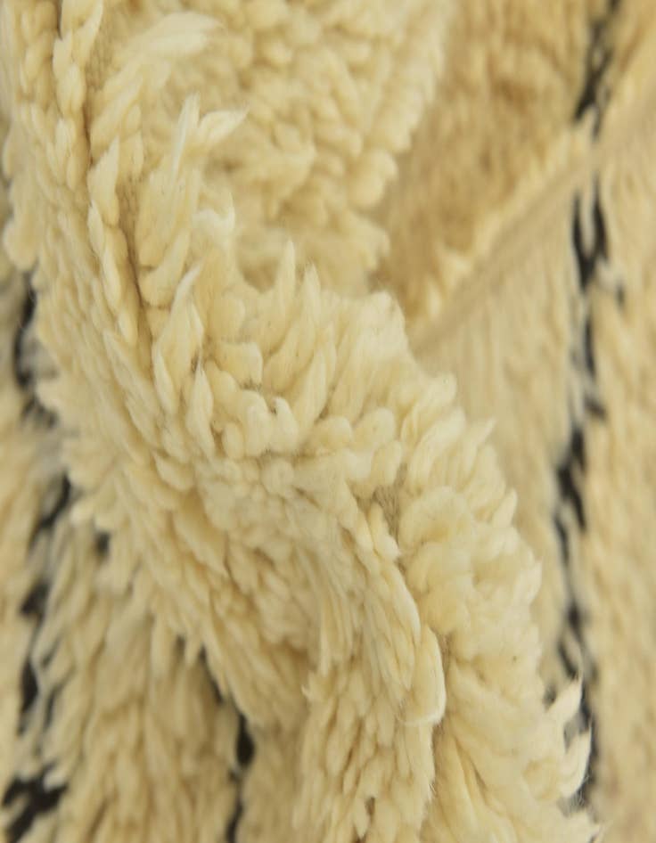 Detail image of  6' 6 x 11' 7  Hand Knotted Moroccan Wool Runner Rug