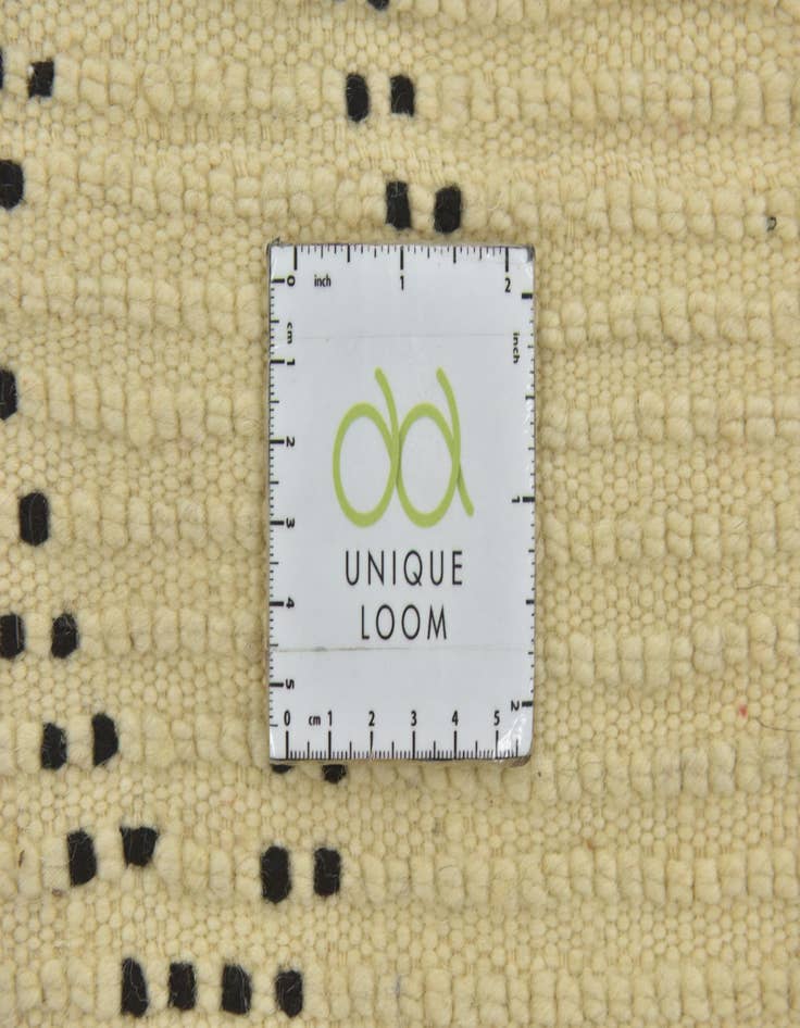 Detail image of  6' 6 x 11' 7  Hand Knotted Moroccan Wool Runner Rug