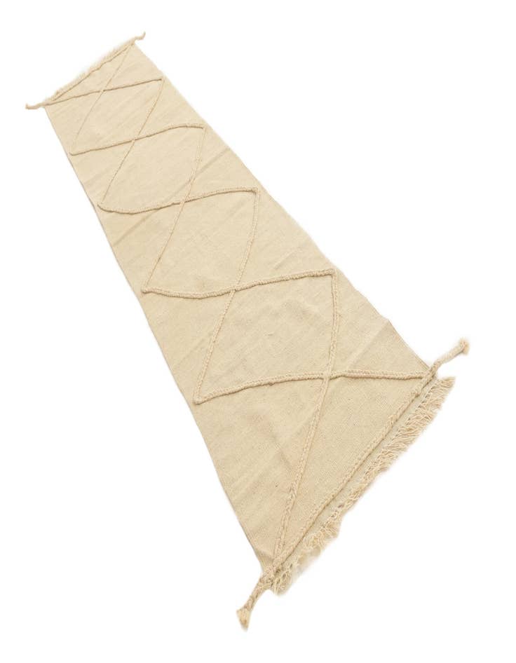 Detail image of  2' 5 x 10'  Hand Knotted Moroccan Wool Runner Rug