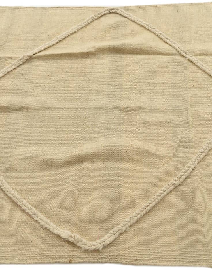 Detail image of 3' 8 x 11' Hand Knotted Moroccan Wool Runner Rug