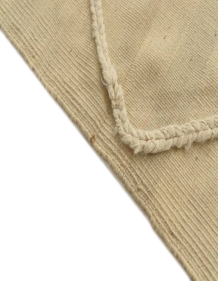 Detail image of 3' 8 x 11' Hand Knotted Moroccan Wool Runner Rug