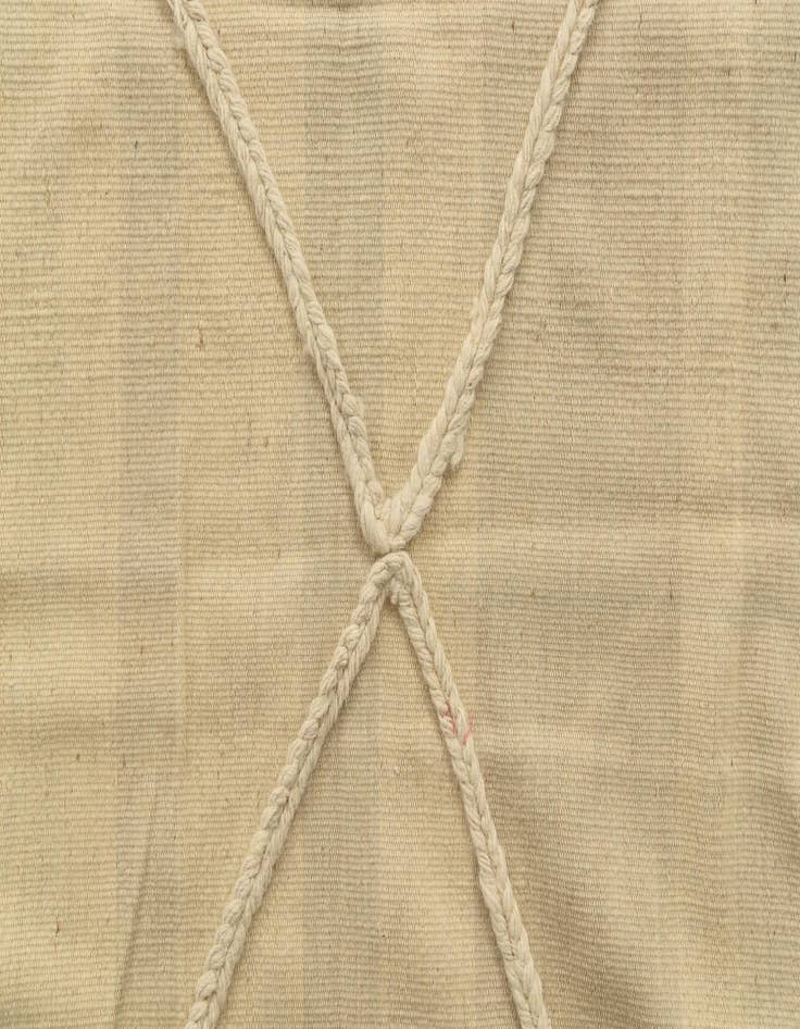 Detail image of 3' 8 x 11' Hand Knotted Moroccan Wool Runner Rug