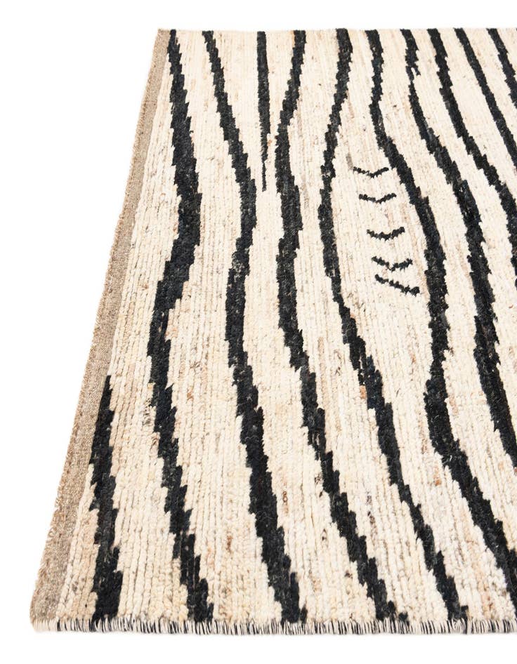 Detail image of  5' x 13' 8  Hand Knotted Moroccan Wool Runner Rug