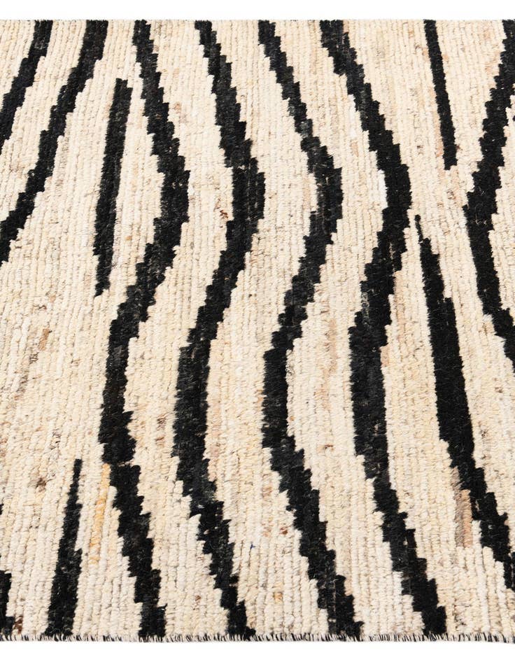 Detail image of  5' x 13' 8  Hand Knotted Moroccan Wool Runner Rug
