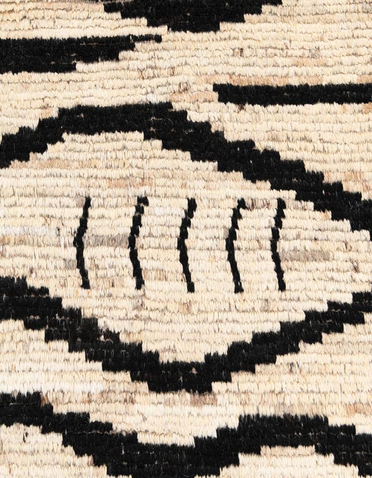 Detail image of  5' x 13' 8  Hand Knotted Moroccan Wool Runner Rug