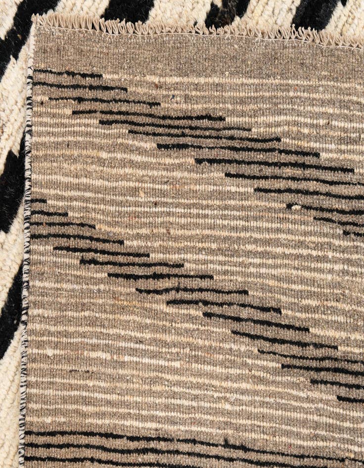 Detail image of  5' x 13' 8  Hand Knotted Moroccan Wool Runner Rug