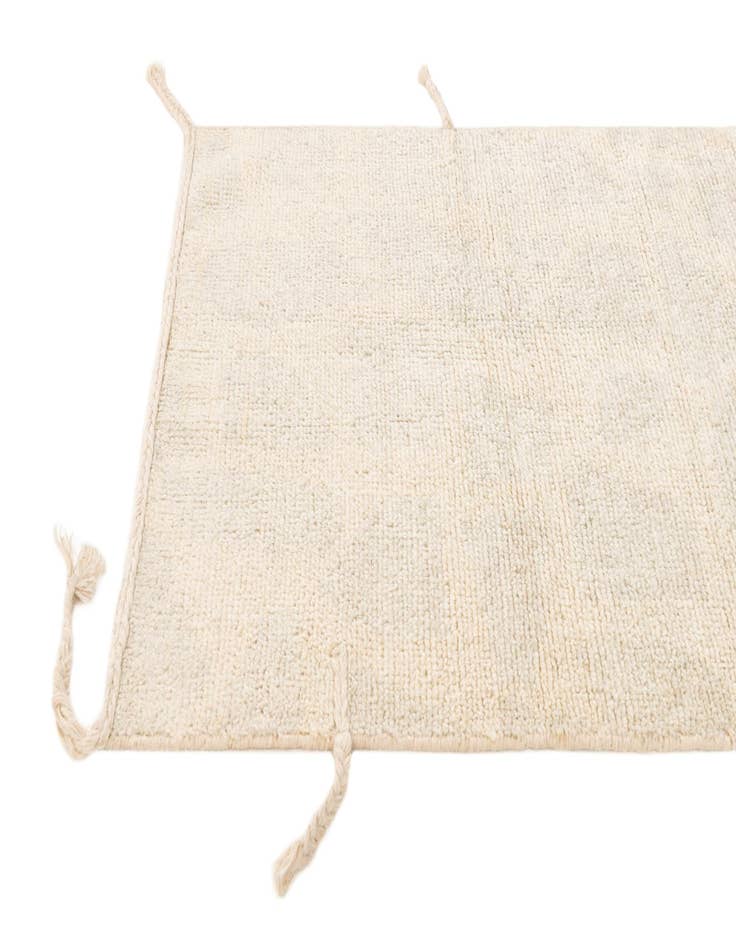 Detail image of  2' 5 x 6' 1  Hand Knotted Moroccan Wool Runner Rug