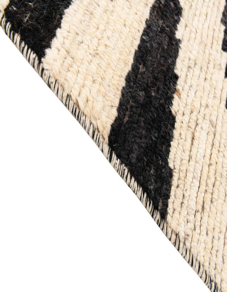 Detail image of  5' x 14'  Hand Knotted Moroccan Wool Runner Rug