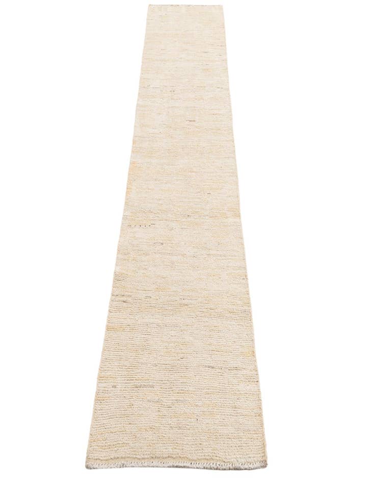 Detail image of  2' 5 x 10' 3  Hand Knotted Moroccan Wool Runner Rug