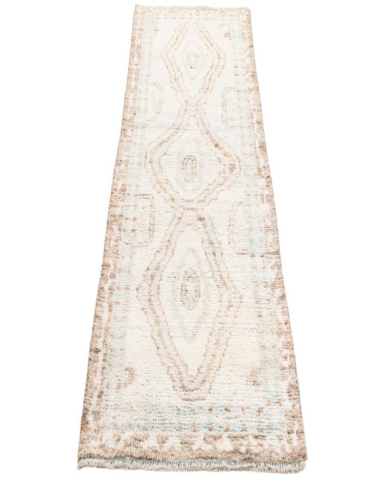 Detail image of  2' 9 x 8'  Hand Knotted Moroccan Wool Runner Rug