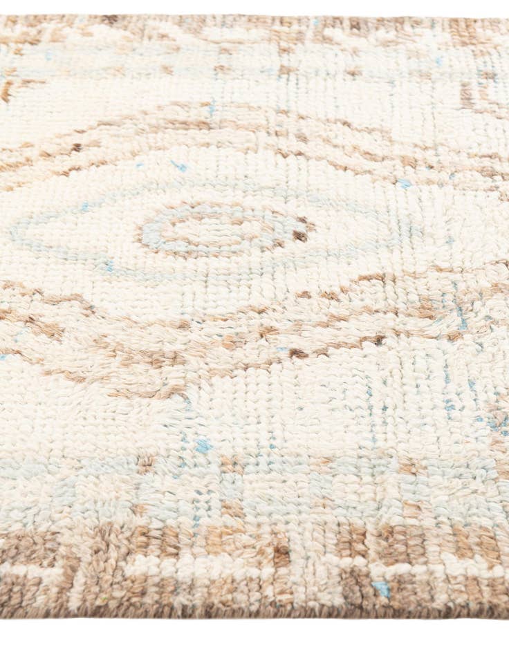 Detail image of  2' 9 x 8'  Hand Knotted Moroccan Wool Runner Rug