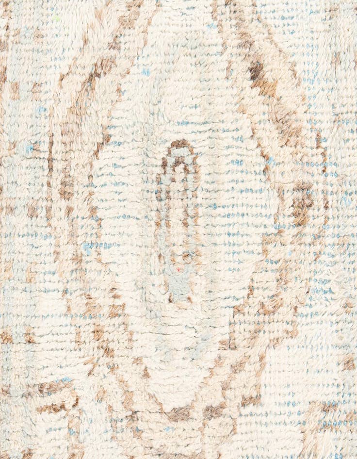 Detail image of  2' 9 x 8'  Hand Knotted Moroccan Wool Runner Rug