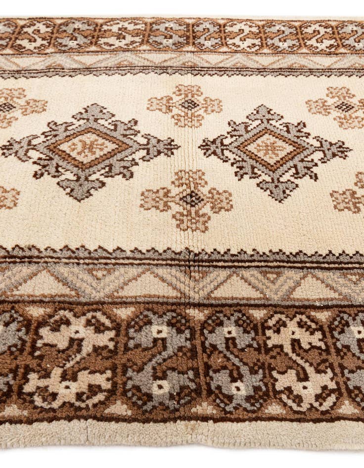 Detail image of  3' 1 x 6' 9  Hand Knotted Moroccan Wool Runner Rug