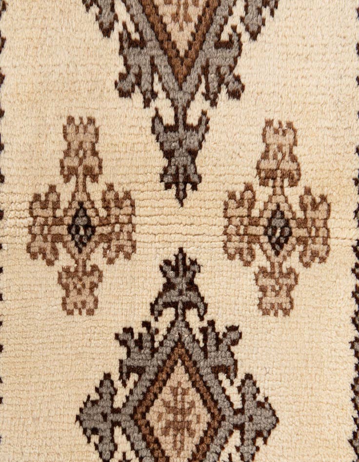 Detail image of  3' 1 x 6' 9  Hand Knotted Moroccan Wool Runner Rug
