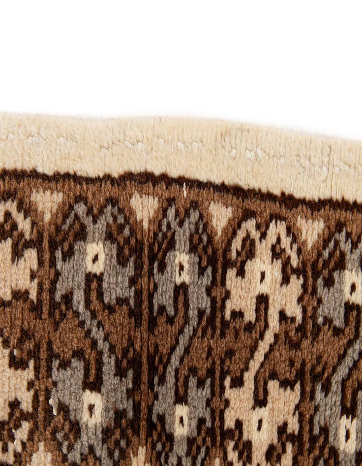 Detail image of  3' 1 x 6' 9  Hand Knotted Moroccan Wool Runner Rug