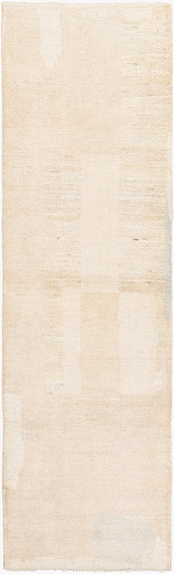  2' 9 x 9' 5  Hand Knotted Moroccan Wool Runner Rug