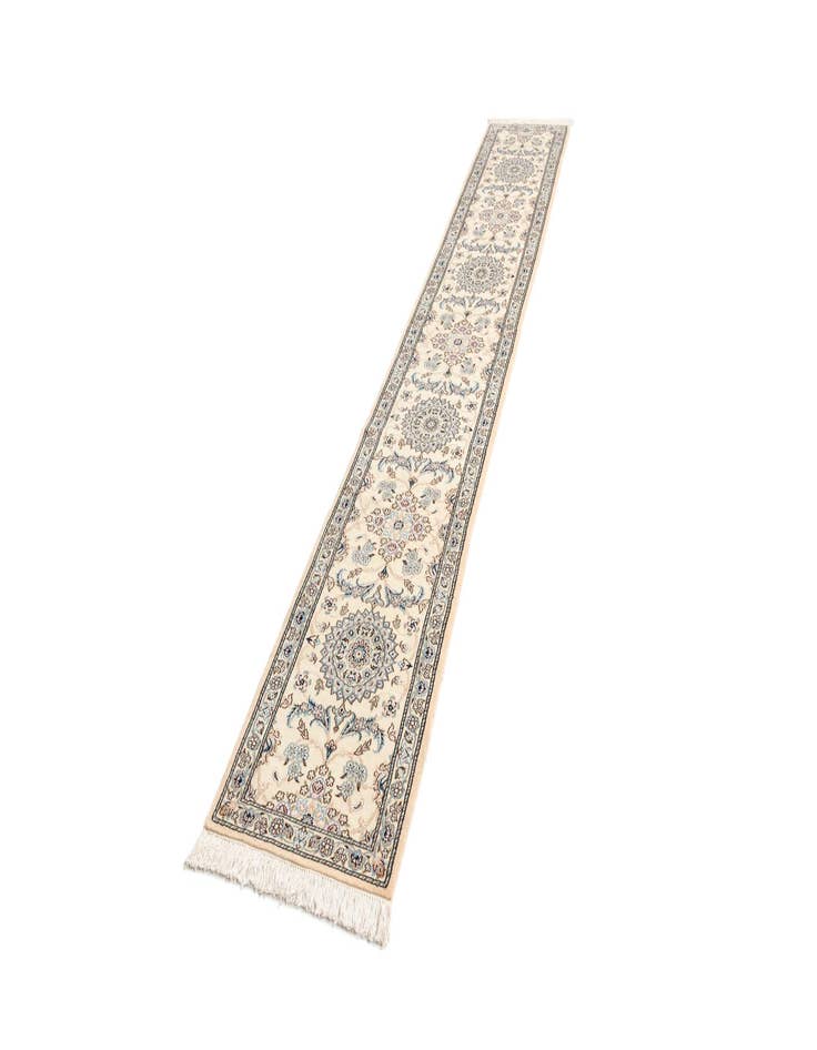 Detail image of  2' x 11' 10 Nain Wool Runner Rug