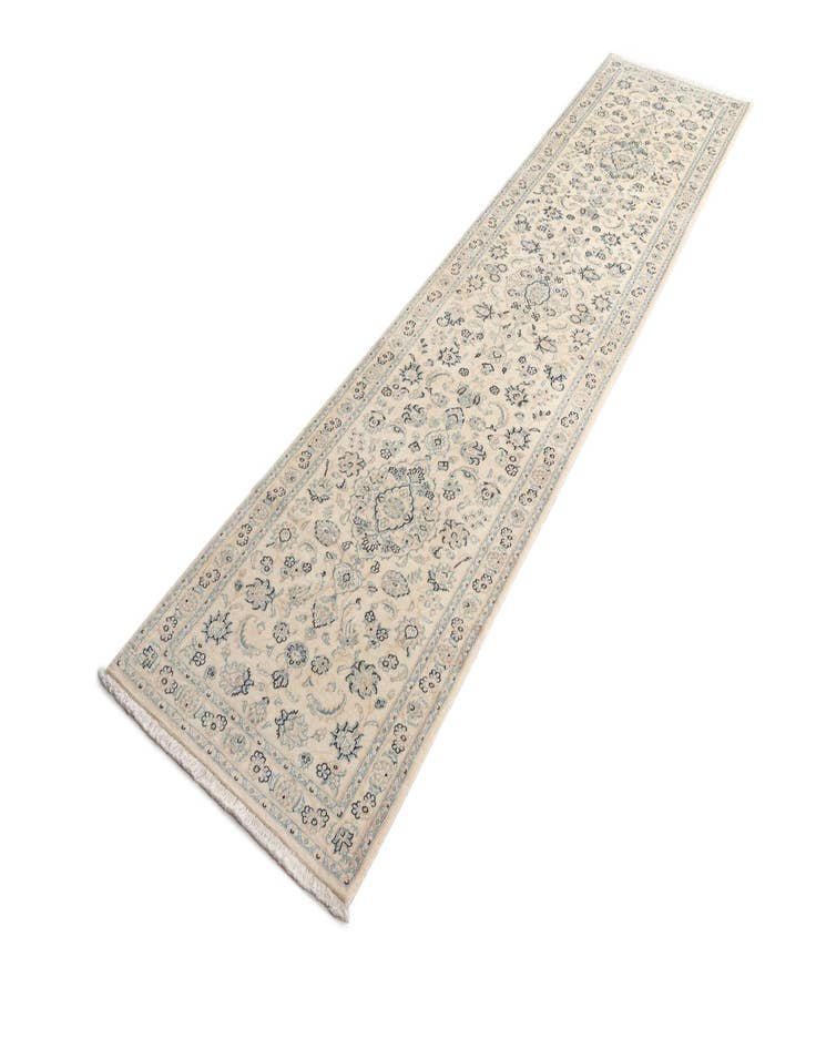 Detail image of  2' 11 x 12' 11 Nain Wool Runner Rug