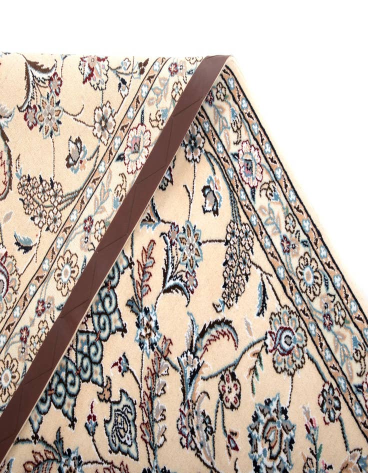 Detail image of  2' 11 x 9' 2  Hand Knotted Nain Persian Wool Runner Rug