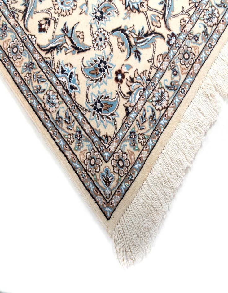 Detail image of 2' 11 x 12' 7 Hand Knotted Nain Persian Wool Runner Rug