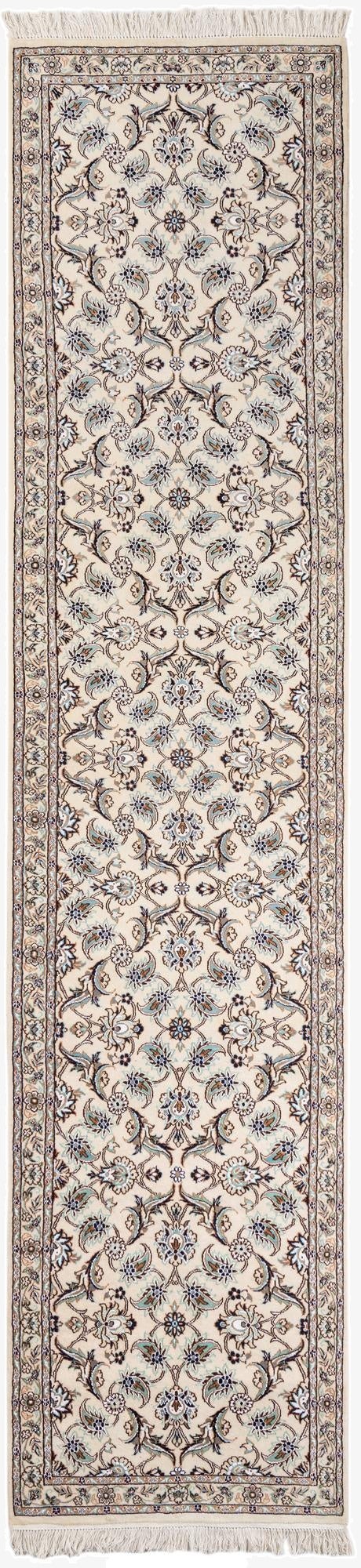  3' x 13' 2  Hand Knotted Nain Persian Runner Rug